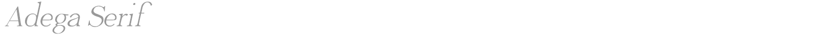 Adega Serif font preview